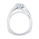 Pave Moissanite Ring