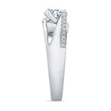 Pave Moissanite Ring