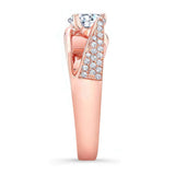 3 Row Diamond Ring