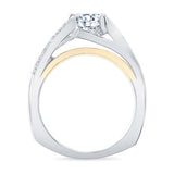 3 Row Moissanite Ring