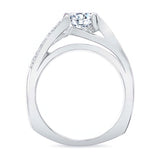 3 Row Moissanite Ring