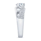 3 Row Diamond Ring
