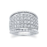 Four Row Diamond Band