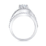 Floating Halo Bridal Set