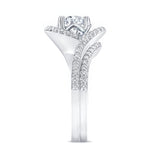 Floating Halo Bridal Set
