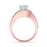 2 Carat Oval Moissanite Ring