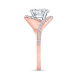 2 Carat Oval Moissanite Ring