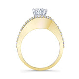 2 Carat Oval Moissanite Ring