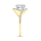 2 Carat Oval Moissanite Ring