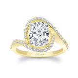2 Carat Oval Moissanite Ring