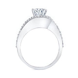 2 Carat Oval Moissanite Ring