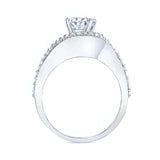 2 Carat Oval Moissanite Ring