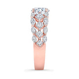 Three Row Diamond Ring