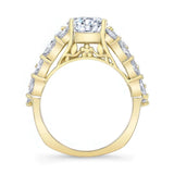 Three Row Diamond Ring