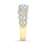 Three Row Diamond Ring