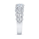 Three Row Diamond Ring