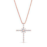 Baguette Diamond Cross Pendant