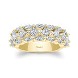 Princess Cut Diamond Wedding Band