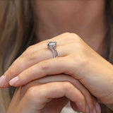 Split Shank Pear Ring