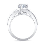 Split Shank Pear Ring