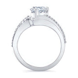 Split Shank Pear Lab Grown Diamond Bridal Set