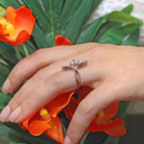 Unusual Round Diamond Ring