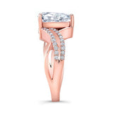 Lab Grown Diamond Teardrop Ring