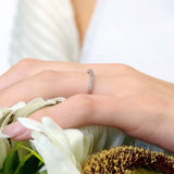 Thin Stackable Diamond Band