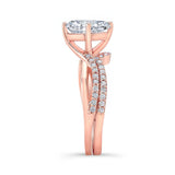 Pear Shaped Twist Bridal Set