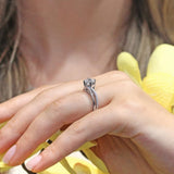 Split Shank Engagement Ring
