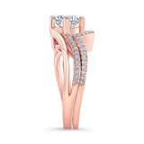 Split Shank Wedding Set