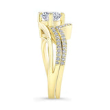 Split Shank Wedding Set