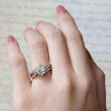 Split Shank Wedding Set
