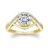 Moissanite Criss Cross Ring