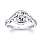 Moissanite Criss Cross Ring