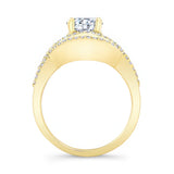 Moissanite Criss Cross Ring Set