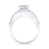 Moissanite Criss Cross Ring Set