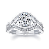 Moissanite Criss Cross Ring Set