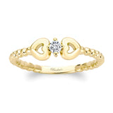 Double Heart Promise Ring