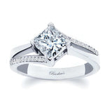 Princess Cut Split Shank Ring