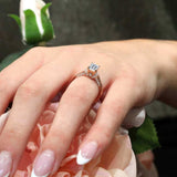 Emerald Cut Moissanite Ring