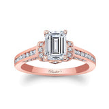 Emerald Cut Moissanite Ring