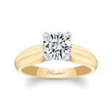1 Carat Moissanite Solitaire Engagement Ring