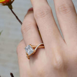 2 Carat Emerald Cut Diamond Ring