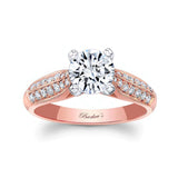 2 Row Moissanite Ring