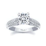 2 Row Moissanite Ring