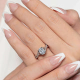 One Carat Oval Diamond Ring