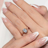 One Carat Oval Diamond Ring