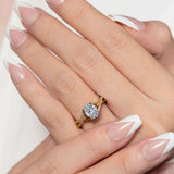 One Carat Oval Diamond Ring