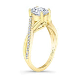 One Carat Oval Diamond Ring